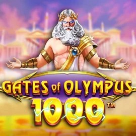 Gates of Olympus 1000 online game logo by Pragmatic Play on spinbettercasino.eu