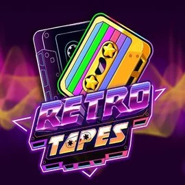 Retro Tapes slot logo by Push Gaming at SpinBetter Casino